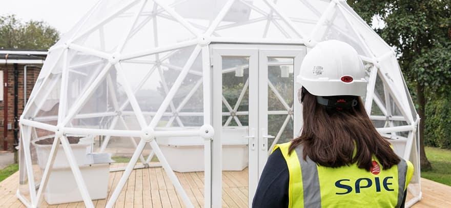 Netherhall Junior School Biodome Installation | Dalkia Netherhall Junior School Biodome Installation | Dalkia